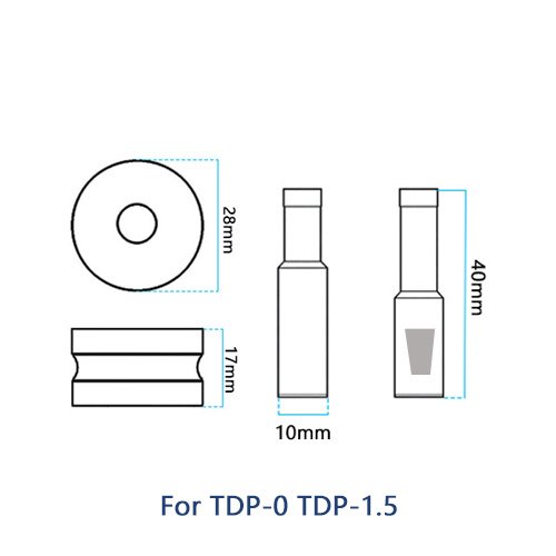 TDP molds Size TDP-0 dies