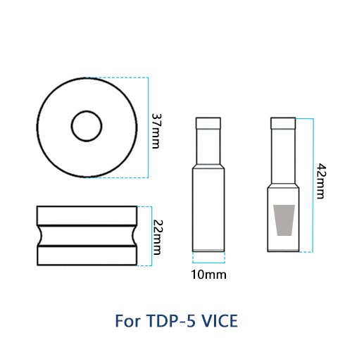 TDP 5 Molds size