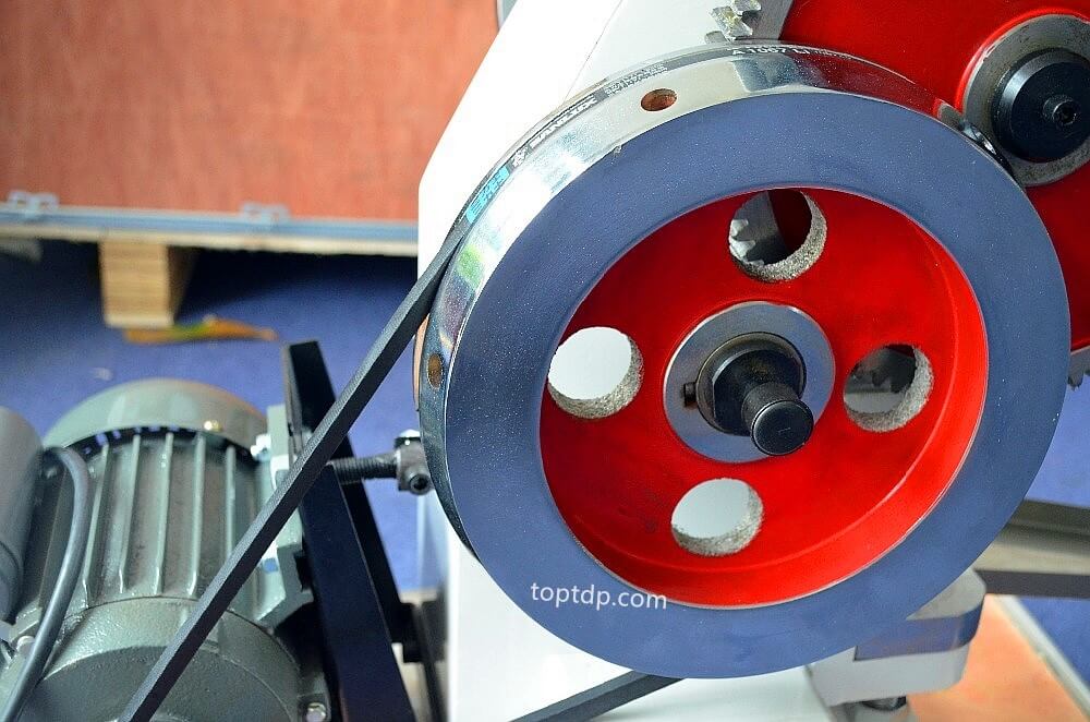 TDP-5 pill press left side view