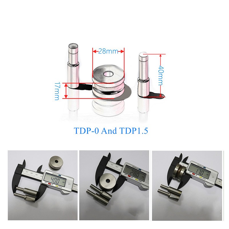 TDP-0 tablet die molds size